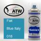 Preview: Fiat, Blue Italy, 018: 400ml Sprühdose, von ATW Autoteile West.